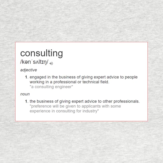 What is meaning of consulting by fantastic-designs